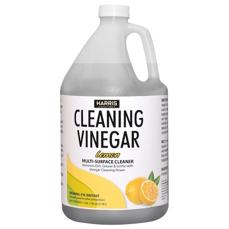 Harris Harris Lemon Scent Concentrated All Purpose Cleaning Vinegar Liquid 128 oz LEVINE-128